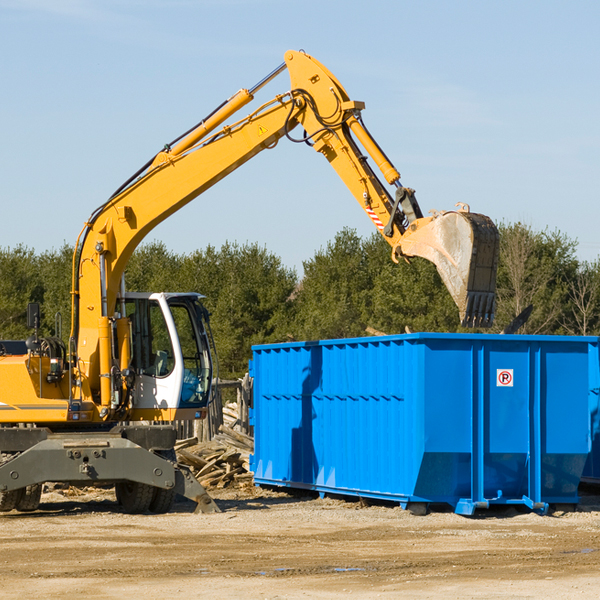 can i choose the location where the residential dumpster will be placed in Flora